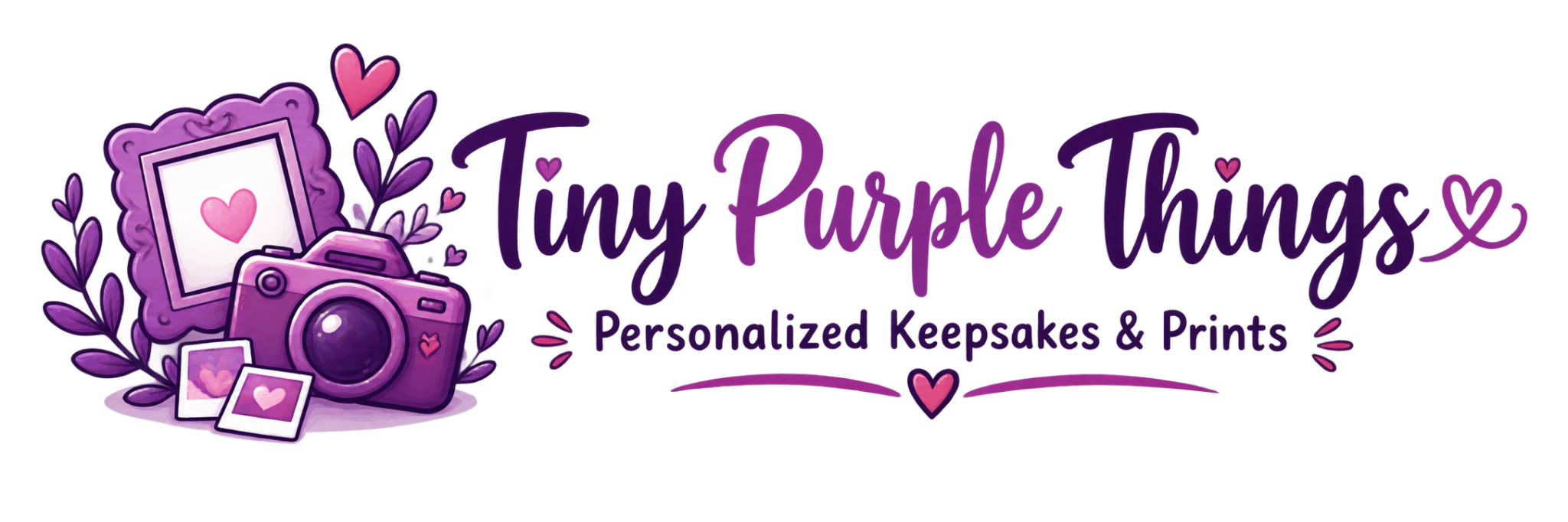 Tiny Purple Things — Personalized Keepsakes & Prints